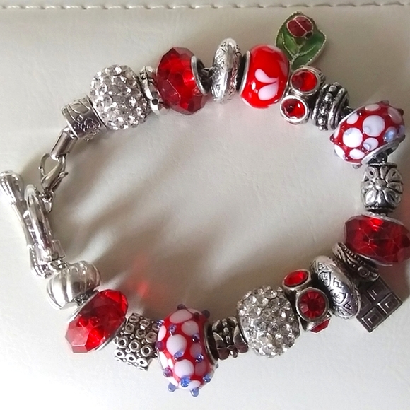 Lady Bug Charms Bracelet - Picture 2 of 4